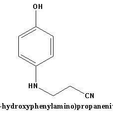 chemical molecular structure     ortho  position