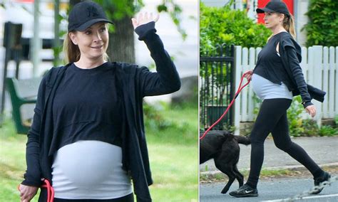 Pregnant Joanne Froggatt 43 Shows Off Her Blossoming Baby Bump As