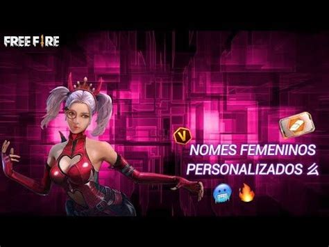 Nomes Personalizados Para Personagens Femininos No Free Fire