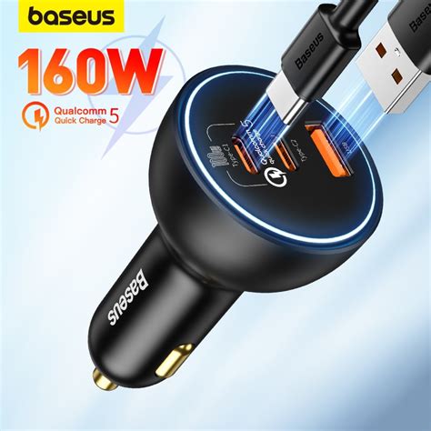 Baseus 160W Adowarka Samochodowa QC 5 0 Szybkie Szybkie Adowanie PPS