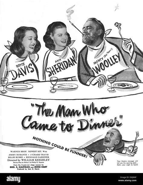 The Man Who Came To Dinner Stock Photo Alamy