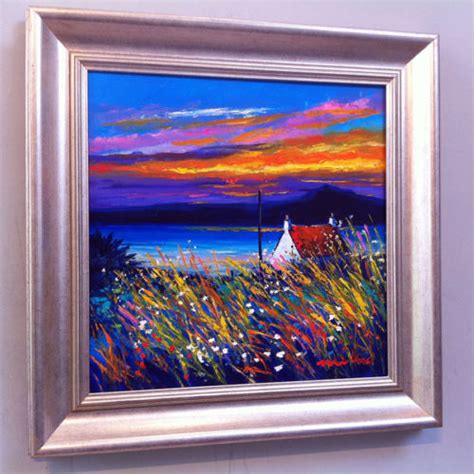 Fraser Milne Impressionist Painting Boha Glass