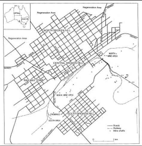 Map Of Broken Hill – Verjaardag Vrouw 2020