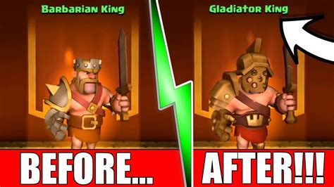 New Gladiator King In Clash Of Clans Huge Update Coming Youtube