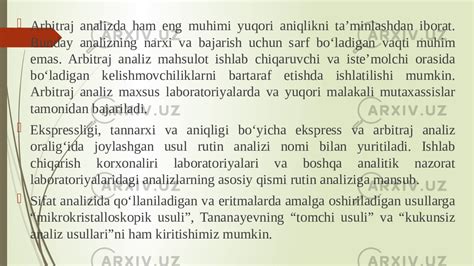 Analitik Kimyo Fani Tadqiqot Doirasi Maqsadi Va Vazifalari