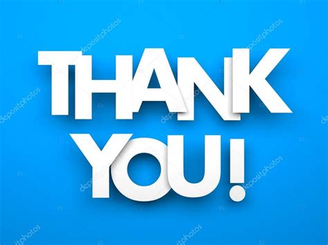 Thank you on blue — Stock Photo © Pixelery.com #75976325