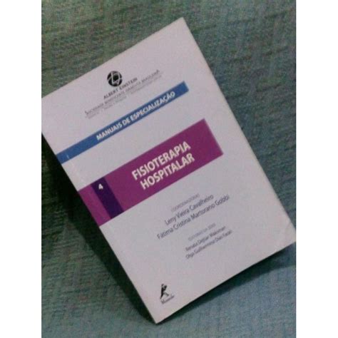 Livro Fisioterapia Hospitalar Albert Einstein Shopee Brasil