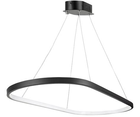 Lampa Sufitowa Led Wisząca Nowoczesna żyrandol Plafon 39w Biała Neutralna Lx 928 Black 39w Nw