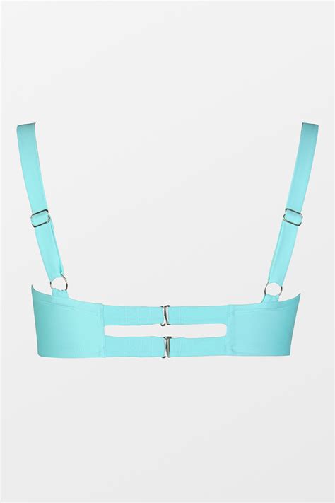 Luminescent Molded Underwire Plus Size Bikini Top