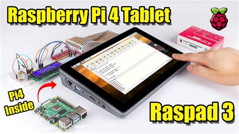 Raspberry Pi 4 Tablet RasPad 3 First Look YouTube