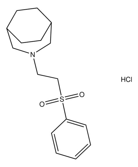 3 2 Phenylsulfonyl Ethyl 3 Azabicyclo 3 2 2 Nonane Hydrochloride