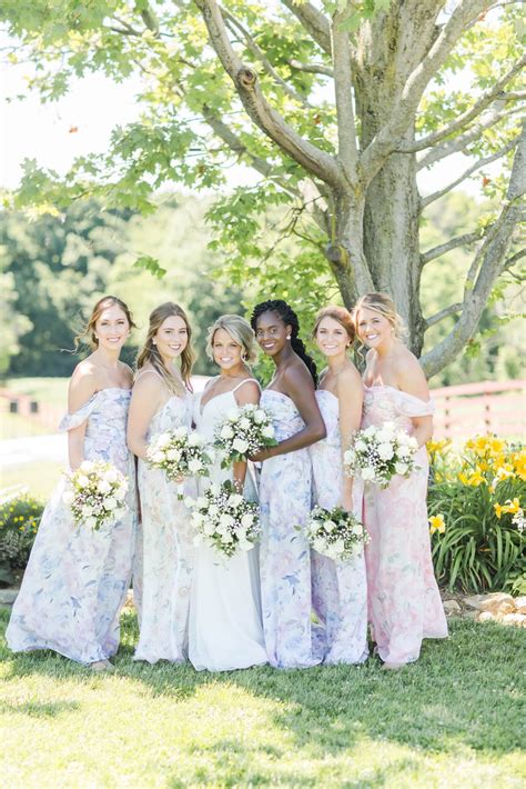 Floral Bridesmaid Dresses Your Girls'll Beg to Use - My Sweet Engagement