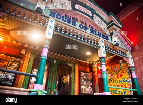 House Of Blues New Orleans Louisiana Stock Photo Alamy