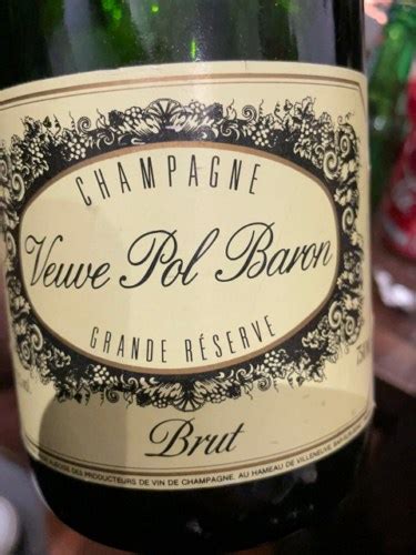 Veuve Pol Baron Grande R Serve Brut Champagne Vivino Us