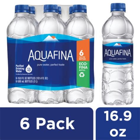 Aquafina® Purified Drinking Bottled Water 6 Bottles 169 Fl Oz Ralphs