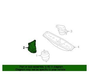 2009 2020 Nissan 370Z Engine Mount Bracket 11232 1PM0A