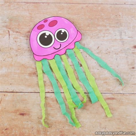 Tissue Paper Jellyfish Craft Easy Peasy And Fun