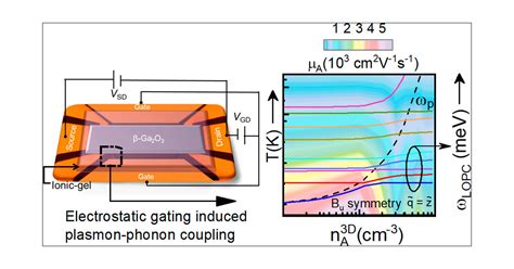 Plasmonphonon Coupling In Electrostatically Gated Ga O Films With