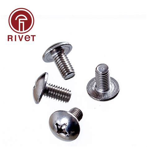 JIS B 1111 Cross Recessed Mushroom Head Screws Stainless Steel M2 M3 M4