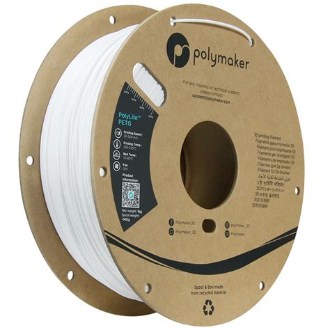 Polymaker PolyLite PETG 3D Prima 3D Printers And Filaments