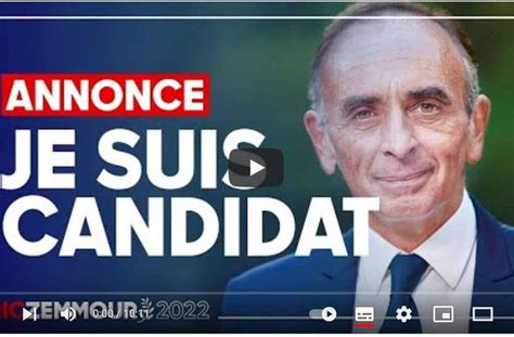 Clip De Campagne D Eric Zemmour Face La Pol Mique Youtube Prend