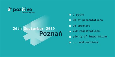 pozitive technologies – Poznań Congress Center 26.09.2019 | Signum Temporis