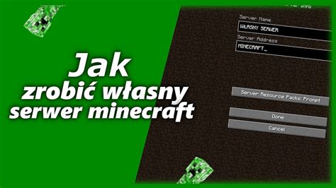 Jak stworzyć serwer w minecraft