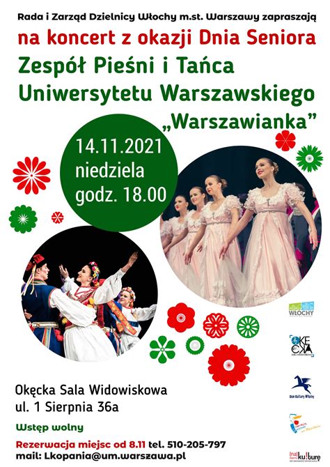 Koncert z okazji Dnia Seniora Teatr Tańca Uniwersytetu Warszawskiego