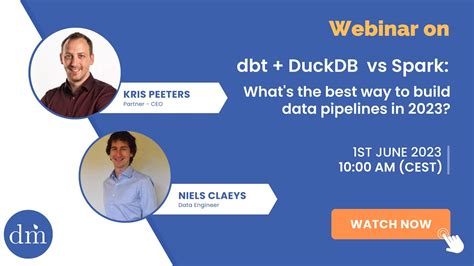 Dbt Duckdb Vs Spark Whats The Best Way To Build Data Pipelines In