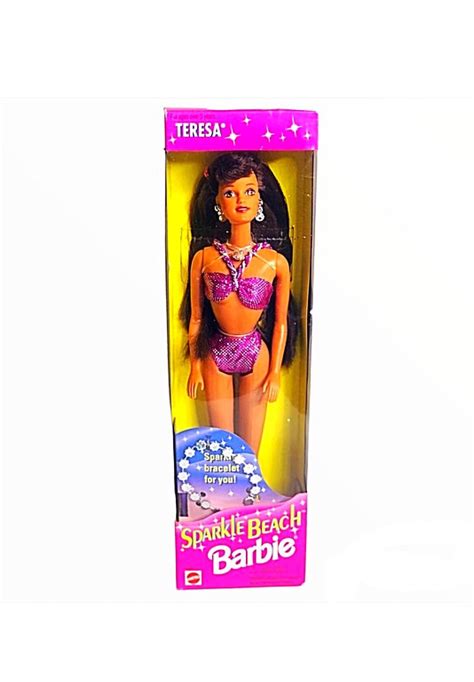 Mattel Sparkle Beach Barbie Teresa Sparkle Bracelet Included