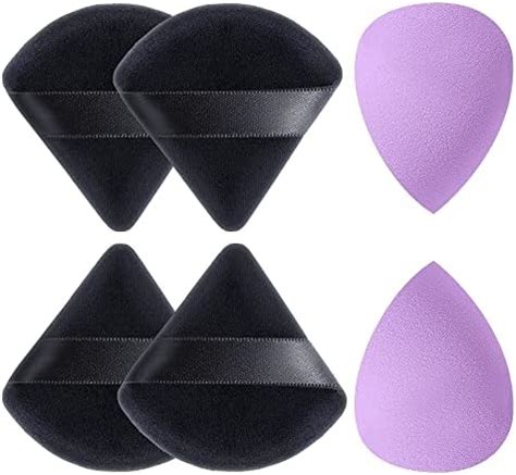 Amazon Kivzex Makeup Sponge Powder Puff 6pcs Face Beauty Makeup