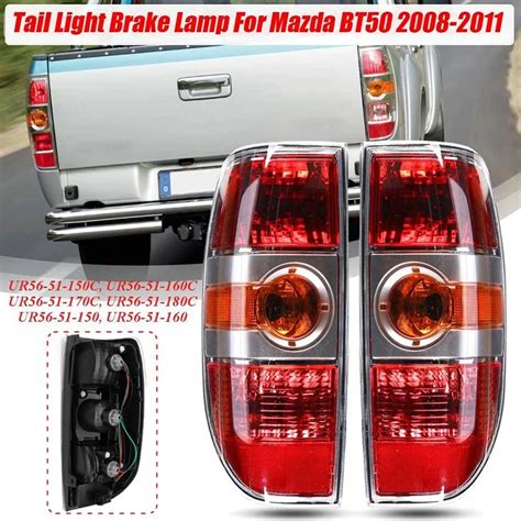 2Pcs Car Rear Taillight Brake Lamp Tail Lamp For Mazda BT 50 2007 2011