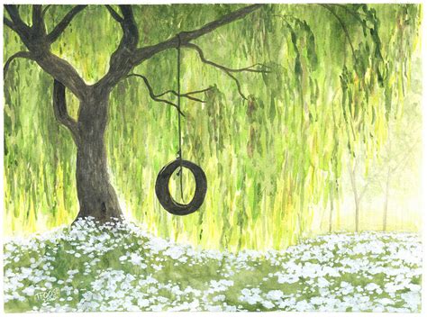 Tree Swing Painting