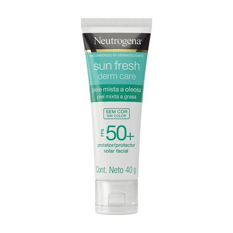 Protector Solar Facial Neutrogena Sunfresh Sin Color FPS 50 40 G Walmart