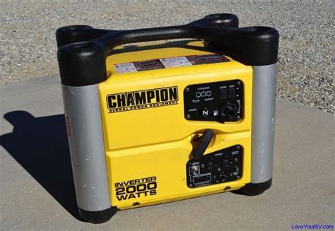 Champion 2000w Inverter Generator Maintenance - LoveYourRV.com RV Tips