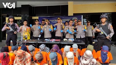 Belasan Remaja Bandit Pelaku Begal Yang Bikin Resah Warga Bengkulu