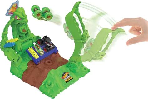 Pista Hot Wheels Monster Trucks Mostro Brilha No Escuro Parcelamento Sem Juros