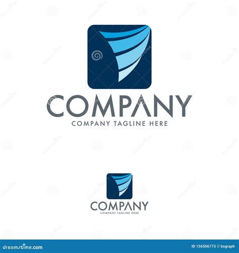 Modern Consultancy And Finance Logo Design Stock Illustration