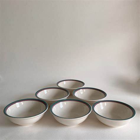 Pfaltzgraff Juniper Pattern Soup Cereal Bowls Set Of Bowls Etsy