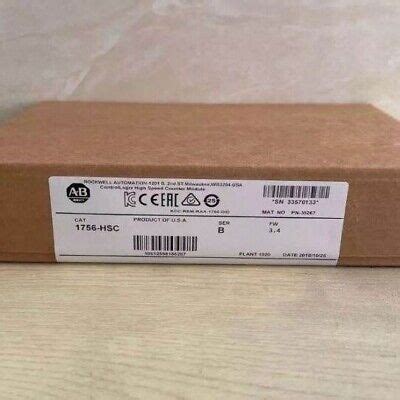 New Allen Bradley 1756 HSC SER B ControlLogix High Speed Counter Module