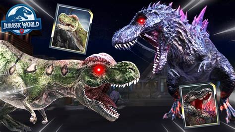 Skoonametrodon Vs Mortem Rex Raid Jurassic World Alive Equipo Idgt