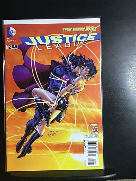 Justice League Jim Lee Superman Wonder Woman Kiss Cover