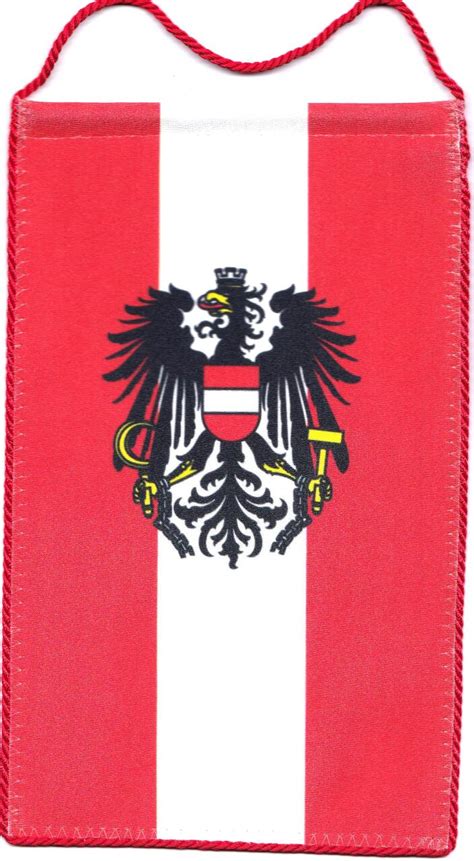 Österreich mit Wappen Tischbanner