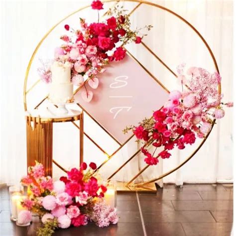 Wedding Decoration Parts Removable Pvc Panel Wedding Rosette Backdrop