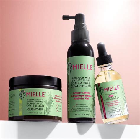 Mielle Organics Rosemary Mint Light Scalp And Hair Strengthening Oil