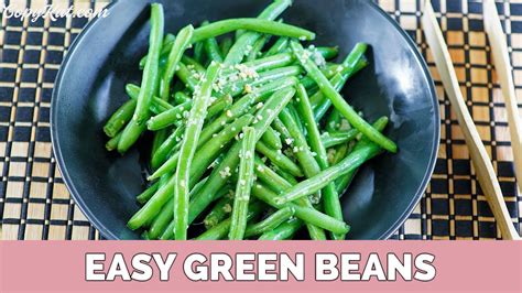 How To Prepare Fresh Green Beans Super Easy Youtube