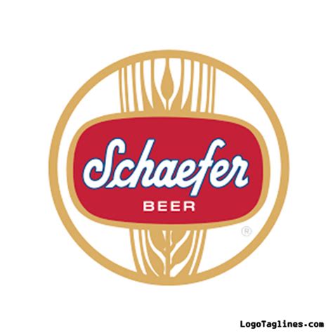 Schaefer Beer Logo and Tagline - Slogan