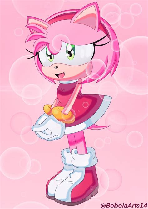 That Adorable Amy Rose Scene From Sonic X Redraw By Bebeiaarts14 R