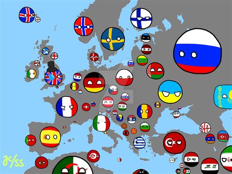 Polandball Map Europe Advanced By S Shookyivsky On Deviantart