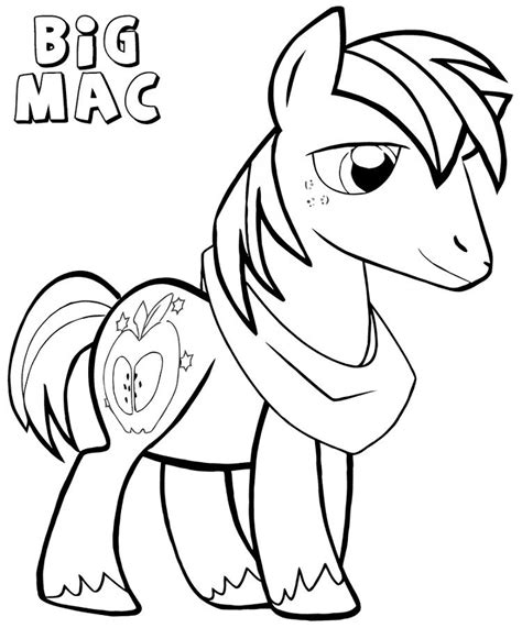 Big My Little Pony Coloring Pages Coloring And Drawing